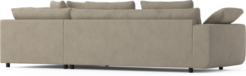 Amie - 3-sits med divan höger - Beige