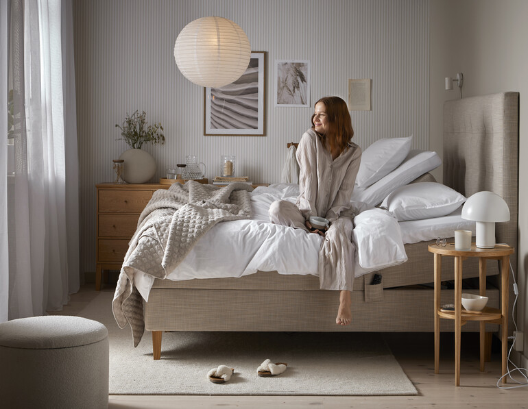 Delux Dream - Ställbar säng, enkelsäng med bäddmadrass - inspiration