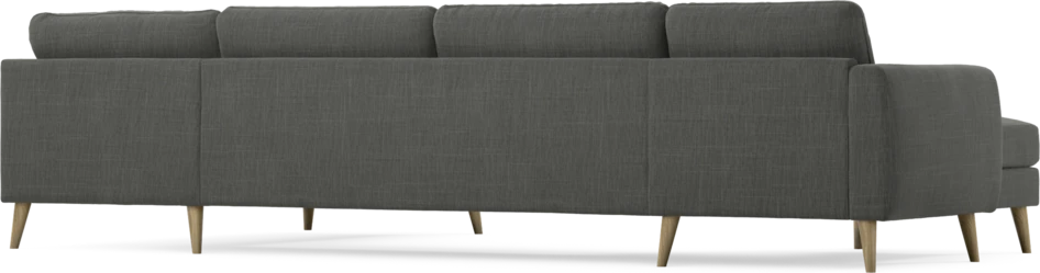 Bridge - 3-sits soffa med schäslong vänster och divan höger - Grå