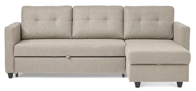 Rio, Bäddsoffa 3-sits med flyttbar schäslong