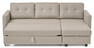 Rio - Bäddsoffa 3-sits med flyttbar schäslong - Beige