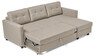 Rio - Bäddsoffa 3-sits med flyttbar schäslong - Beige