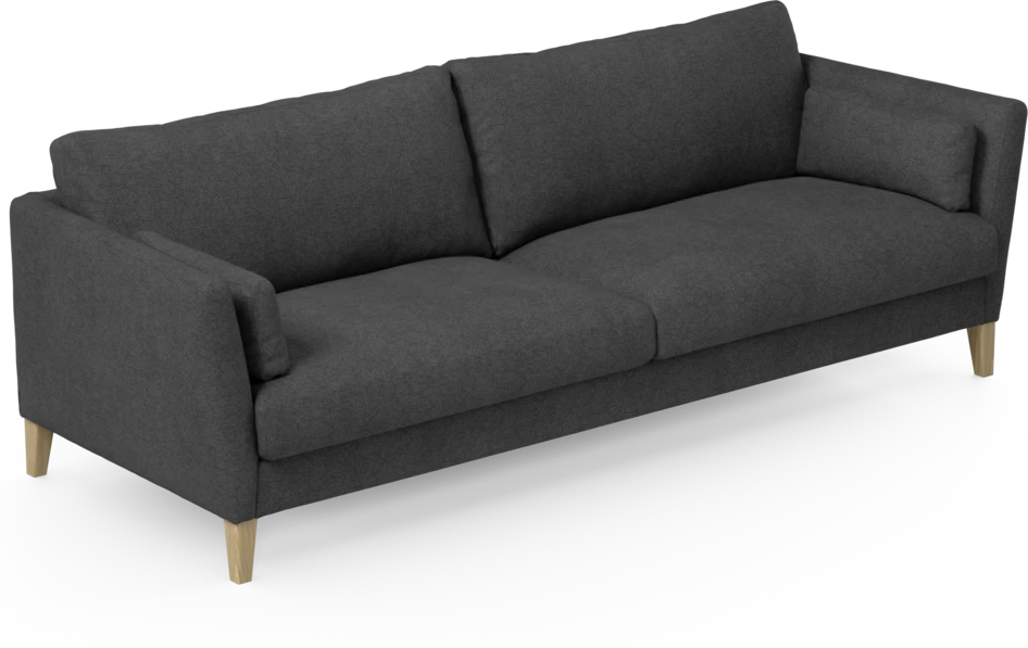 Winston - 4-sits soffa - Svart