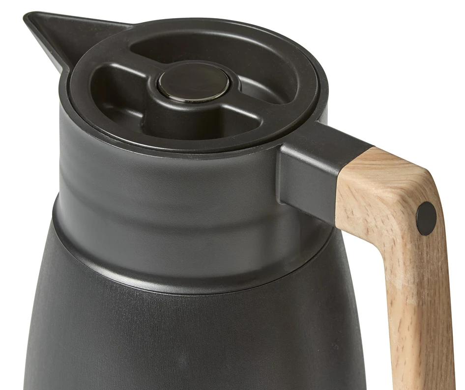 Mauro - Termoskanna, H 24 Ø 17 cm, 1 liter - Svart