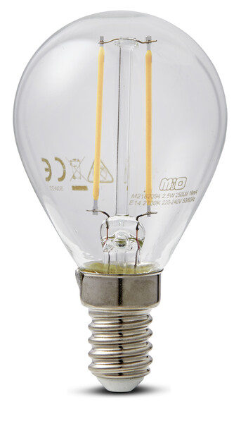 Lysa - Ljuskälla LED, E14, 2,5W - Vit