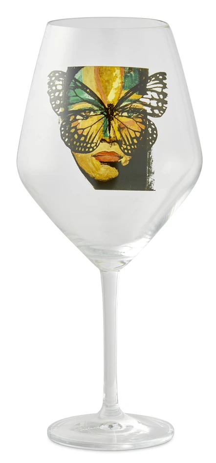 Carolina Gynning - Rödvinsglas, H 24,5 Ø 11 cm, 75 cl - Gul