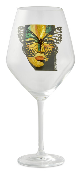 Carolina Gynning - Rödvinsglas, H 24,5 Ø 11 cm, 75 cl - Gul