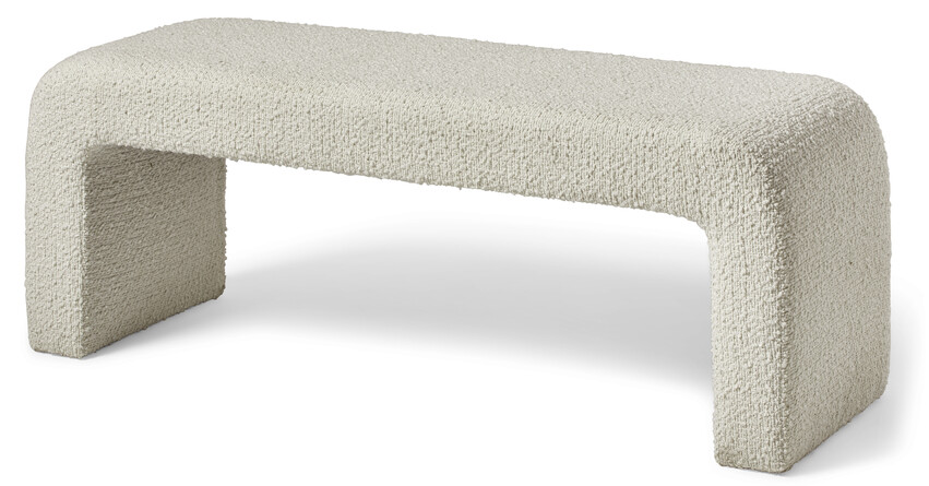 Otto - Bänk, 120 cm  - Vit