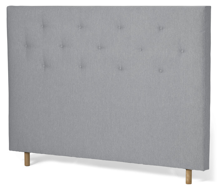 Björkenäs pikerad - Sänggavel, 180 cm - Grå