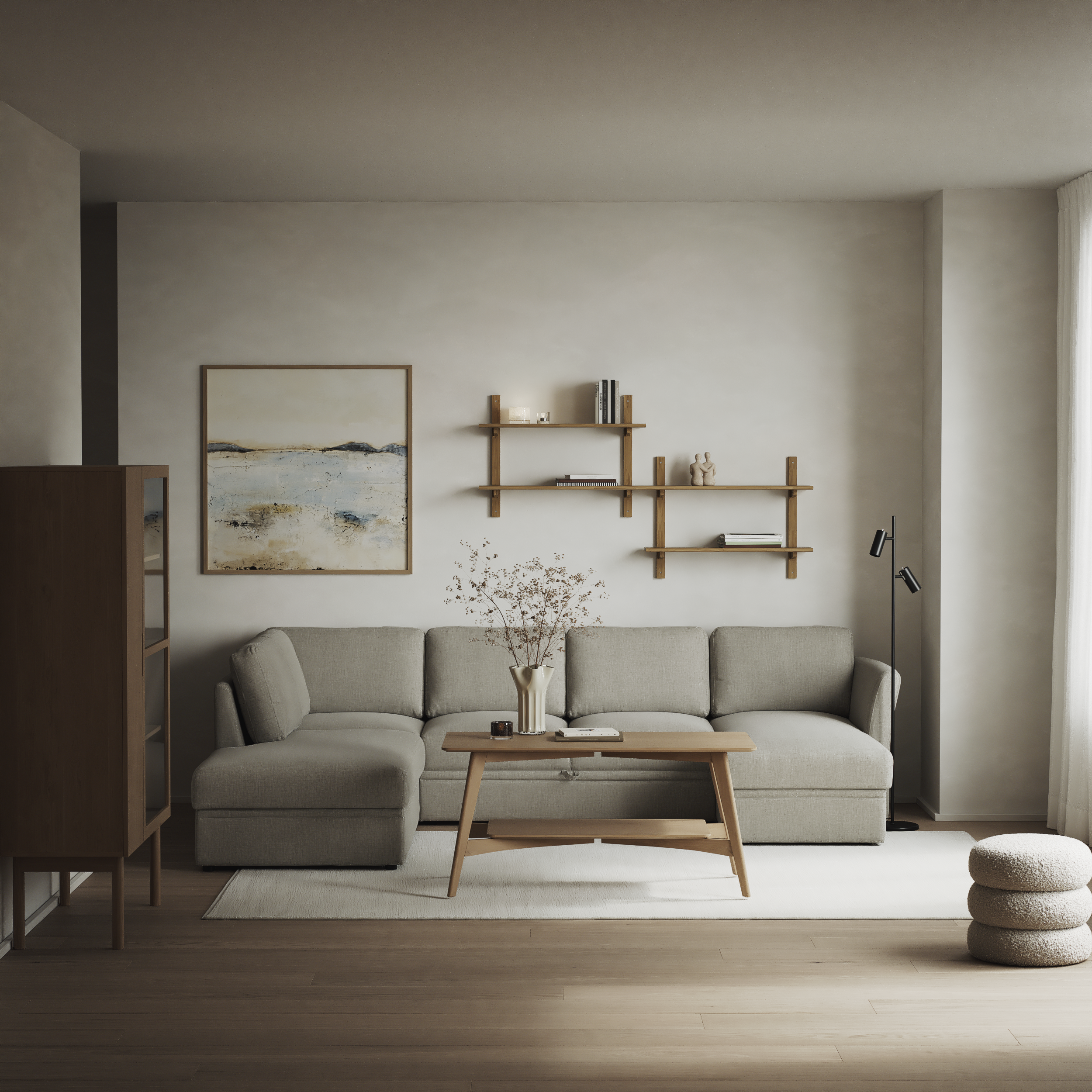 Öland - Bäddsoffa med divan vänster och schäslong höger - inspiration