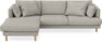 Harper - 4-sits med schäslong vänster - Beige