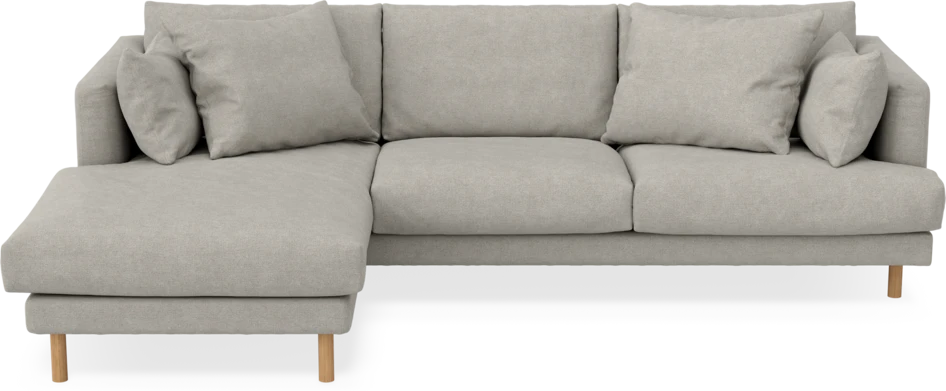 Harper - 4-sits med schäslong vänster - Beige
