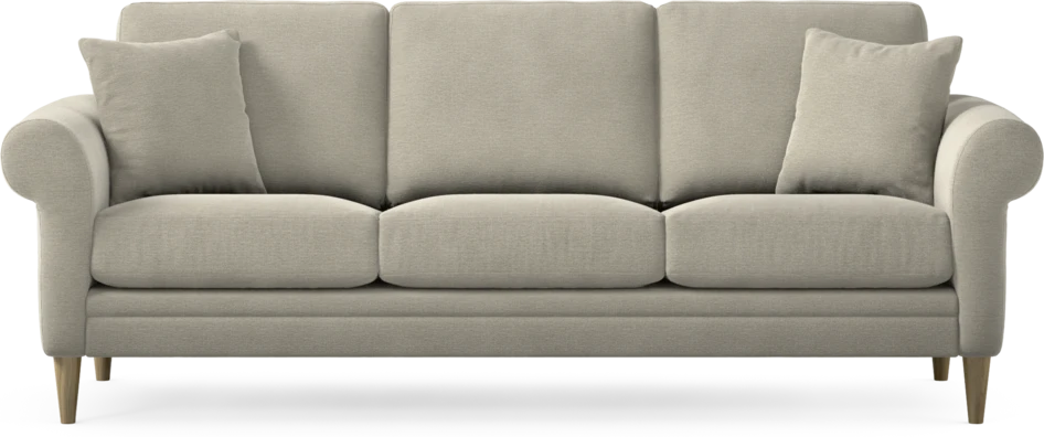 Eden - 3-sits soffa - Brun