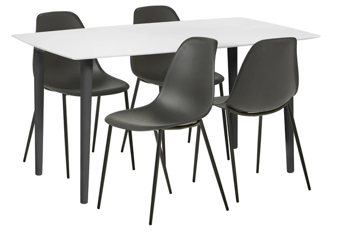 Plaine, Matgrupp med 4 stolar Tico