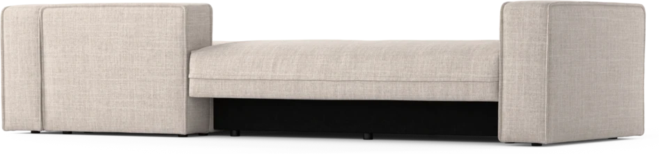 Ide - Bäddsoffa 3-sits med schäslong höger - Beige