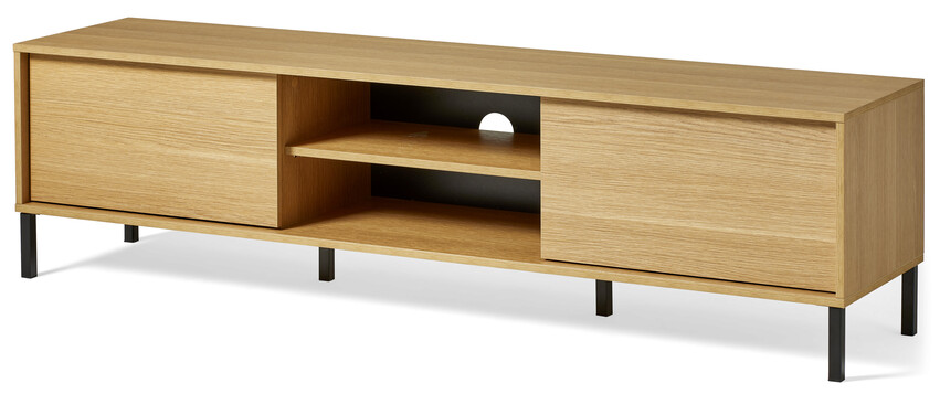 Salerno - Tv-bänk, 184x43x49 cm - Beige