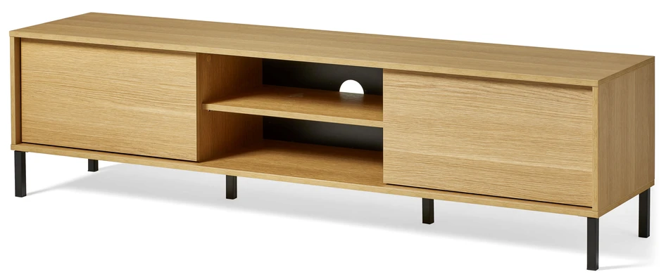 Salerno - Tv-bänk, 184x43x49 cm - Beige
