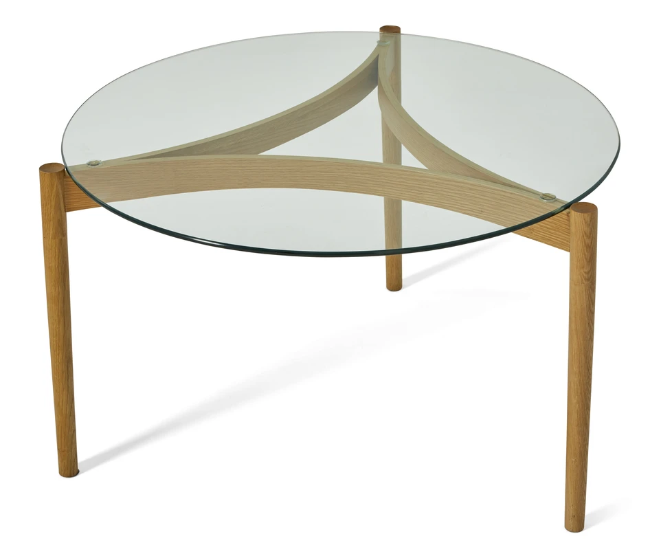 Tria - Soffbord, Ø 80 H 48 cm - Beige