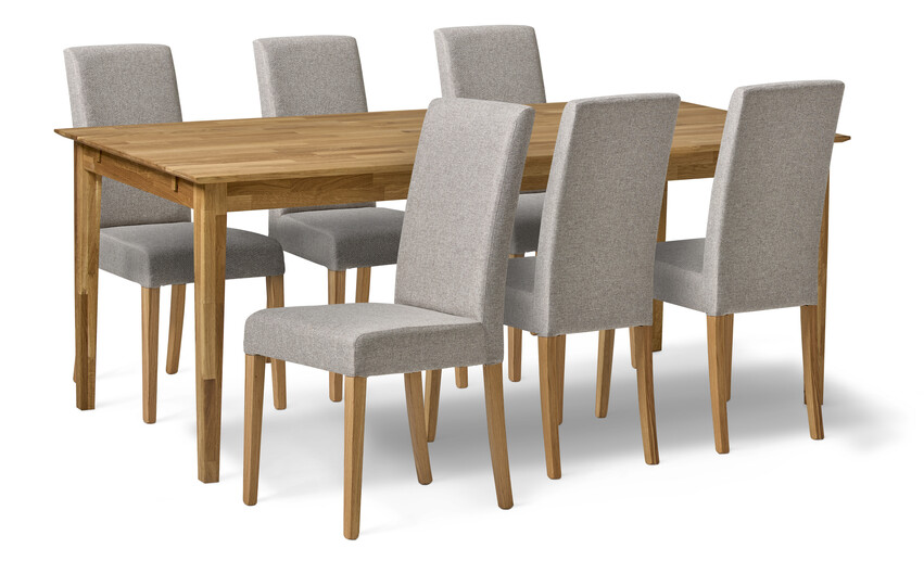 Ekerö - Matgrupp med 6 stolar Ekenäs - Beige