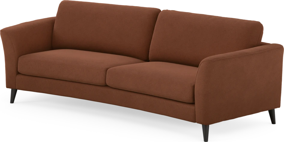Bridge - 3-sits soffa svängd - Orange