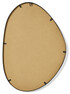Gloé - Väggspegel, 50x70 cm - Svart