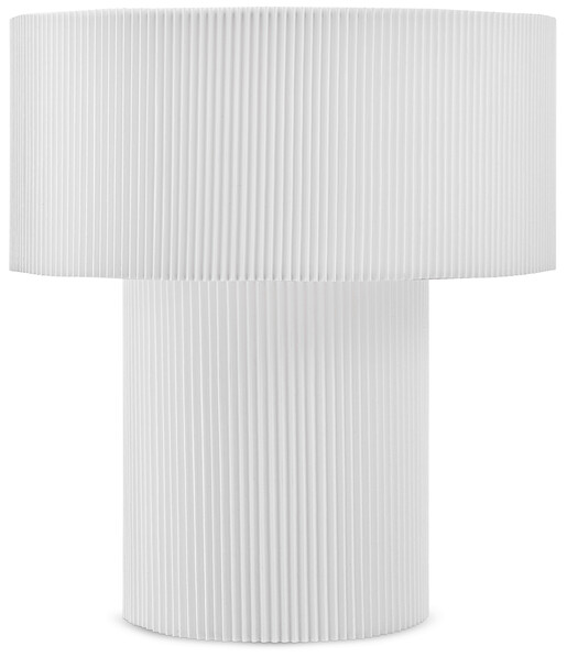 Philippe - Bordslampa, H32,5 Ø30 cm - Vit