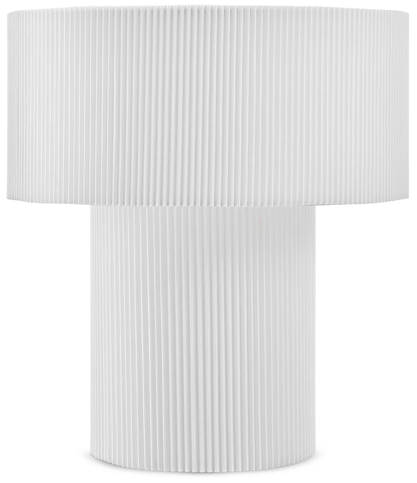 Philippe - Bordslampa, H32,5 Ø30 cm - Vit