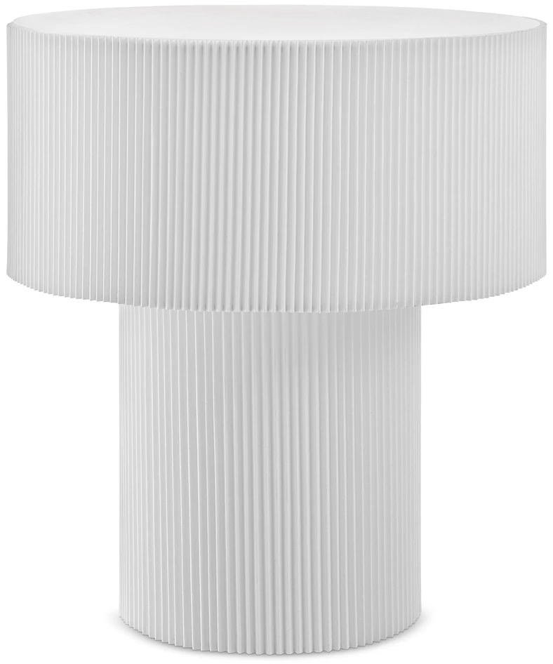 Philippe - Bordslampa, H32,5 Ø30 cm - Vit