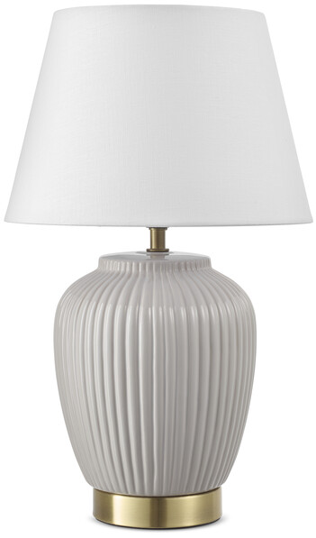 Maui - Bordslampa, H42 Ø26 cm - Beige