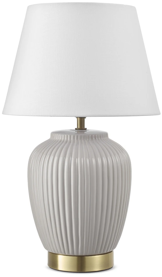 Maui - Bordslampa, H42 Ø26 cm - Beige