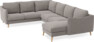 Madison - Hörnsoffa med schäslong höger - Beige