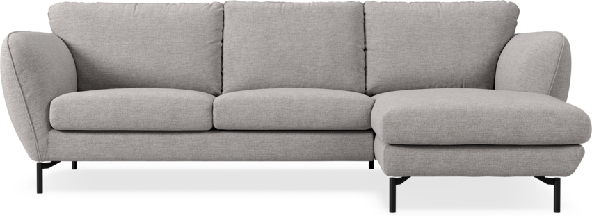 Madison Lux - 2-sits soffa med schäslong höger - Beige
