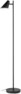 Valdemar - Golvlampa, H146 B23 cm - Svart