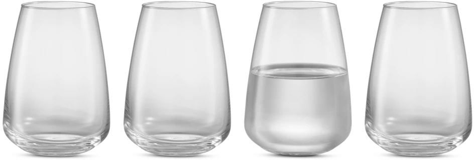 Pulse - Tumblerglas 4-pack, H 10,7 Ø 7,8 cm, 35 cl - Vit