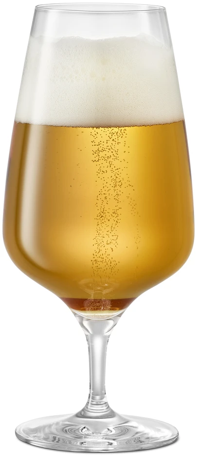 Pulse - Ölglas 4-pack, H 19,7 Ø8,9 cm, 55 cl - Vit
