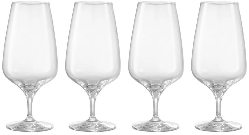 Pulse - Ölglas 4-pack, H 19,7 Ø8,9 cm, 55 cl - Vit