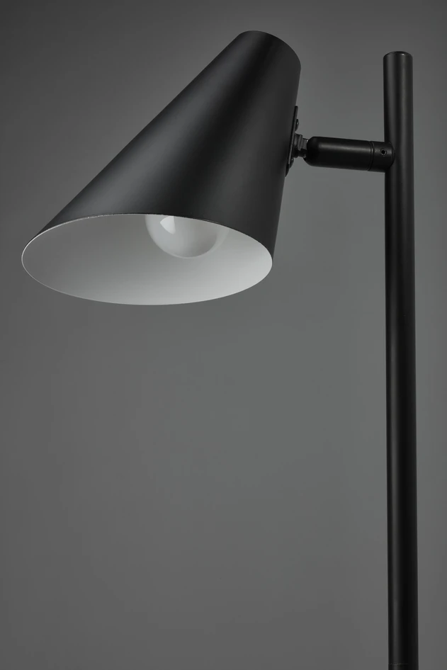 Valdemar - Golvlampa, H146 B23 cm - Svart