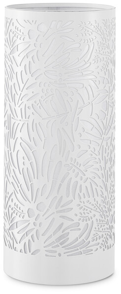 Elvira - Bordslampa, blommor H28,5 Ø12 cm - Vit