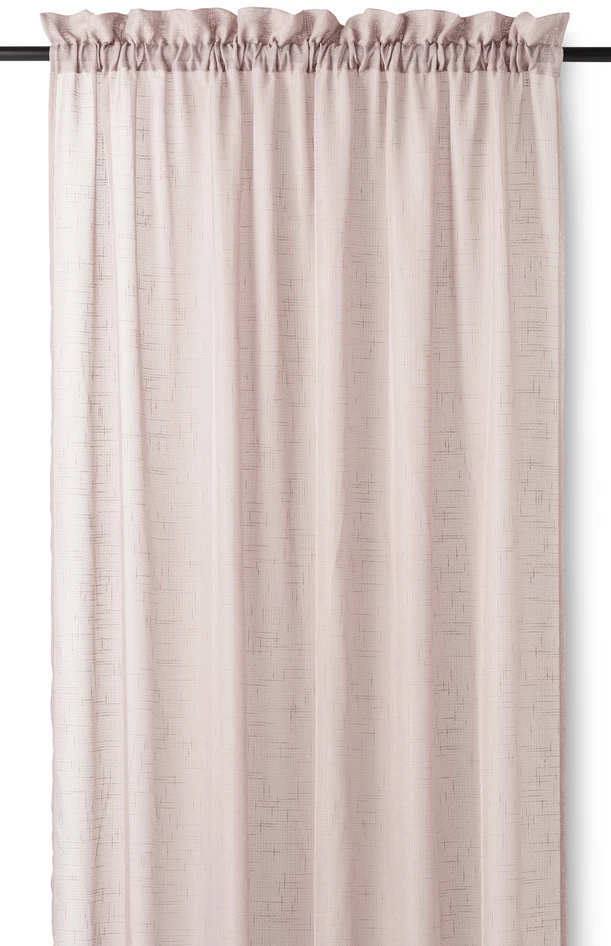 Cecilia - Gardin, 135x250 cm, 2-pack - Rosa