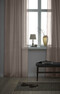 Cecilia - Gardin, 135x250 cm, 2-pack - Rosa