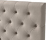 Delux Pikerad XL - Sänggavel, 90-210 cm - Beige