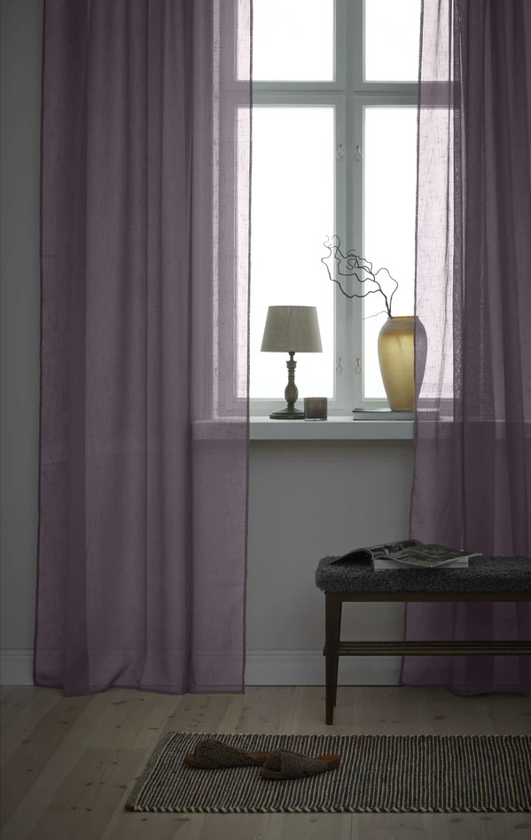Cecilia - Gardin, 135x250 cm, 2-pack - Lila