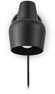 Ally - Vägglampa, H17 B9,5 cm - Svart