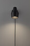 Ally - Vägglampa, H17 B9,5 cm - Svart