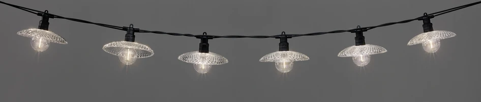 Bling - Uteljusslinga, L500 B15,5 cm - Svart