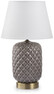 Macao - Bordslampa, H42 Ø25 cm - Grå