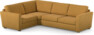 Friday - Hörnsoffa, 1,5+2,5-sits - Gul