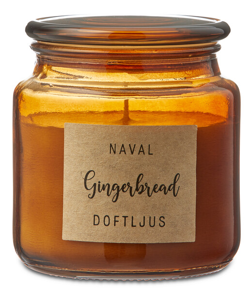 Naval - Doftljus, Gingerbread, brinntid 40 h, 330 gr - Brun