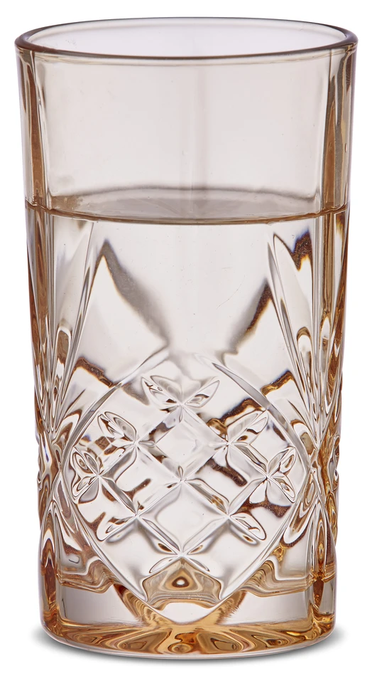 Dublin - Longdrinkglas, H 13,7 Ø 7,6 cm, 30 cl - Brun