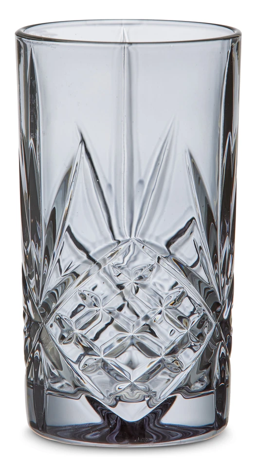 Dublin - Longdrinkglas, H 13,7 Ø 7,6 cm, 30 cl - Grå